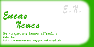 eneas nemes business card